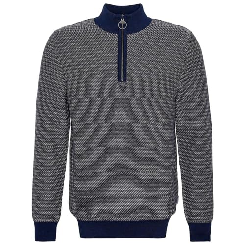 Barbour Men's Dunstan Half-Zip Jumper, Navy2