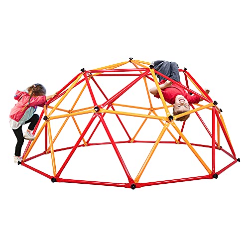 Sandinrayli Geometric Dome Climber, Indoor & Outdoor Play Center, Kid Playground Jungle Gym...