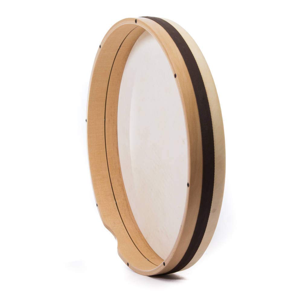 Tamburo a cornice 45 cm / 18 pollici Bendir Daf Natural Got Skin Accordatura interna accurata