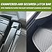 Blycorul Trunk Cargo Cover for Toyota RAV4 2019-2024 2025, with Carbon Fiber Texture Ends, Anti - Peeping Retractable Security Shade for Privacy, RAV4 Accessories