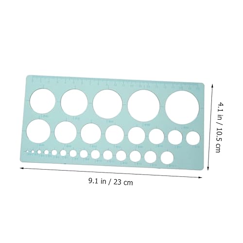 Miniatura 8 de Ciieeo Regla recta 8pcs El círculo cinta métrica dibujo dibujo regla recta