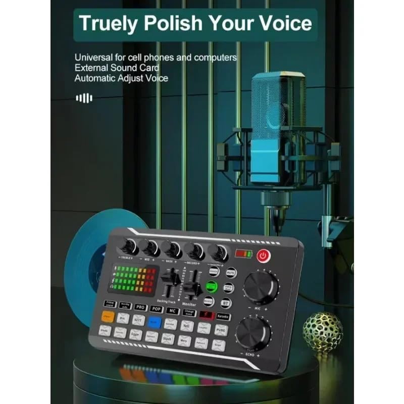 Amazon.co.jp: オーディオミキサー F998 ライブ サウンド カードと DJ