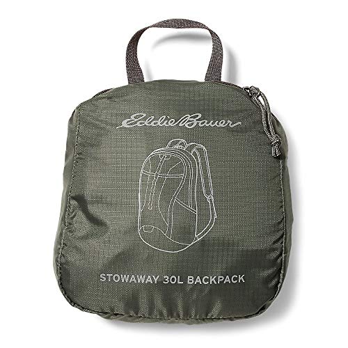 Eddie Bauer Stowaway Packable 30L Backpack, Onyx, One Size #TOP3