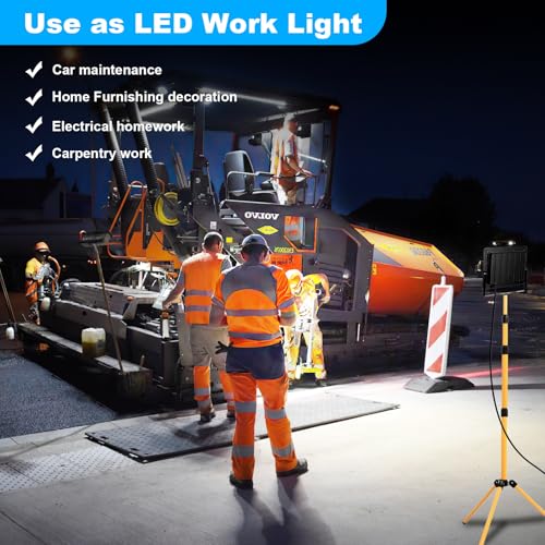Tira LED ajustable 20ft 2700K-6500K con floodlight 120W miniatura 5