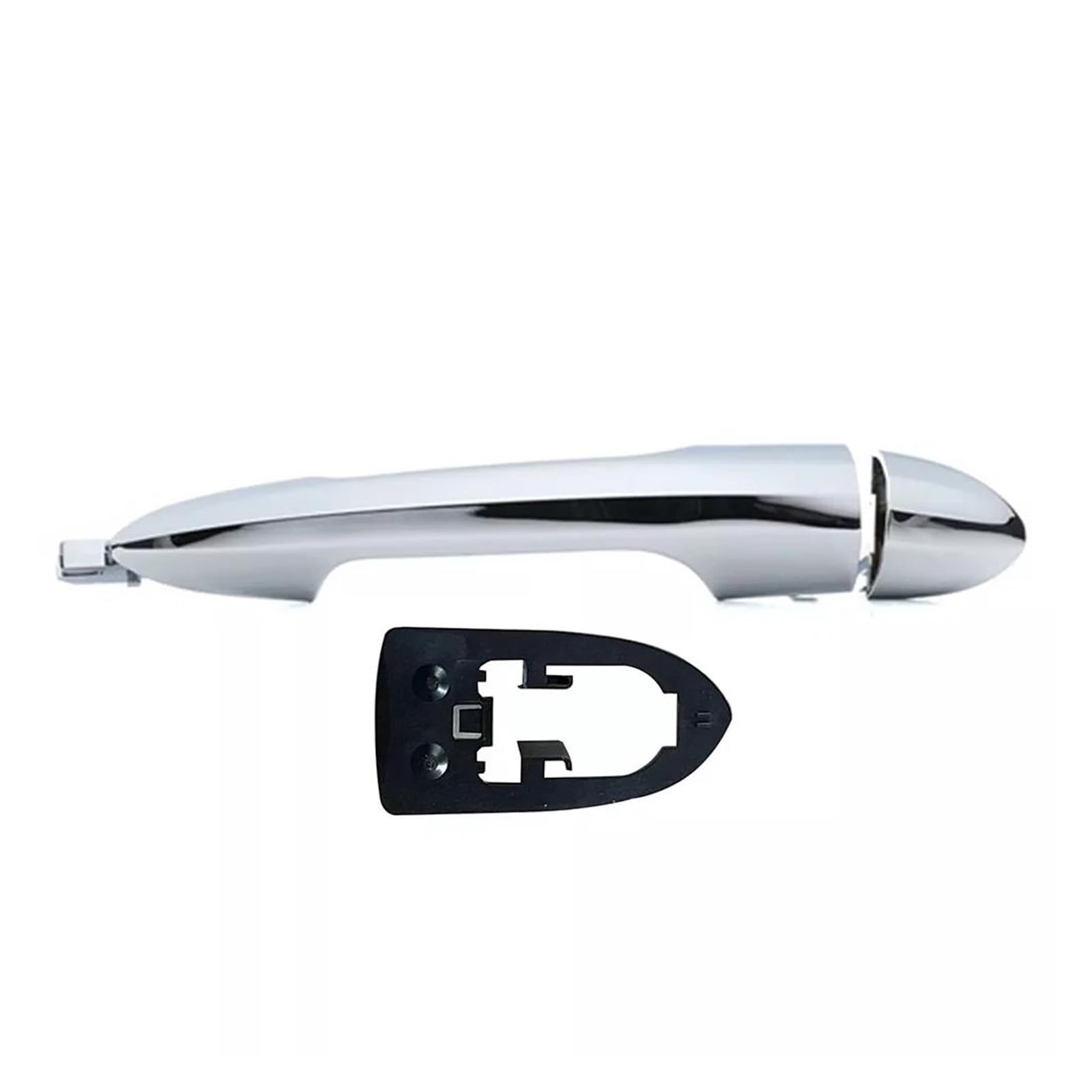LOLHOIKILM Car Door Handle Covers for AlfaRomeo for Mito 2008-2018 for Giulietta 2010-2020 156099956 156088218 156084182 Car Exterior Door Handle Without Hole Trim Styling Accessories