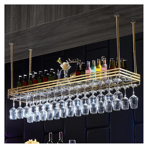 Soporte para Botellas de Vino Ajustable con Estante Acrílico Oro miniatura 1