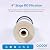 Sandmonk 5 Stage Reverse Osmosis Replacement Filter Kit with 75GPD Membrane 5pcs Replacement Cartridge Pack Kit for Standard Reverse Osmosis RO Systems Complete RO Filter Set