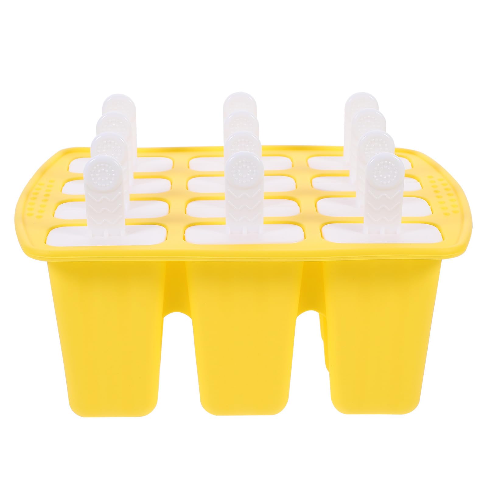 COLLBATH Moules à Glaçons en Silicone, 12 Cavités, Moule Soi-même pour Fruits et Pâte, pour L’été, 1 Set