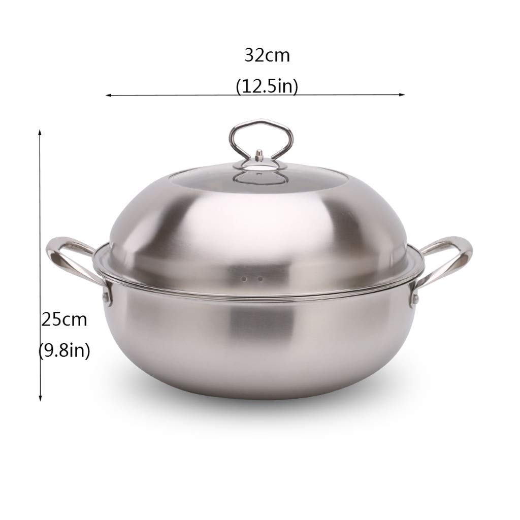 Premium Heavy Duty Steamer Steamer Pentola a Vapore in Acciaio Inossidabile 304 Pentole a Vapore per Uso Domestico Multifunzionale