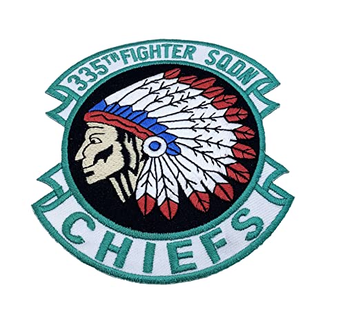 335th Fighter Squadron Patch – Plastic Backing