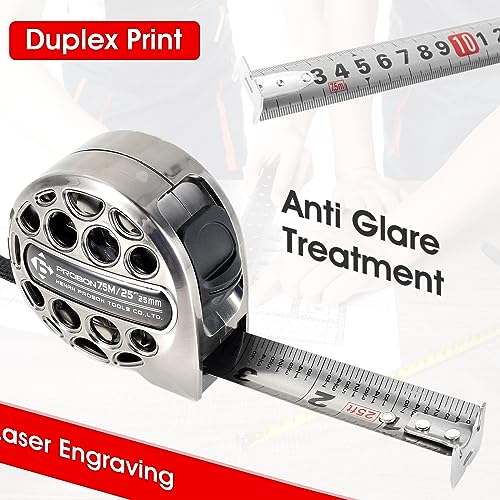 2 Cintas métricas retráctiles de acero inox 7.5 m miniatura 7