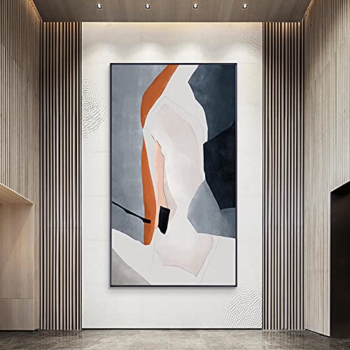 Image pour décoration de la maison de salon format vertical abstrait 55x110