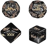 Sex Gaming Würfel Sex Spiel Spaß Kinky Spiele für Paare Vorspiel Positionen Optionen Sets Schlafzimmer Spielzeug Rollenspiel Würfel für Erwachsene Paare 4 PCS