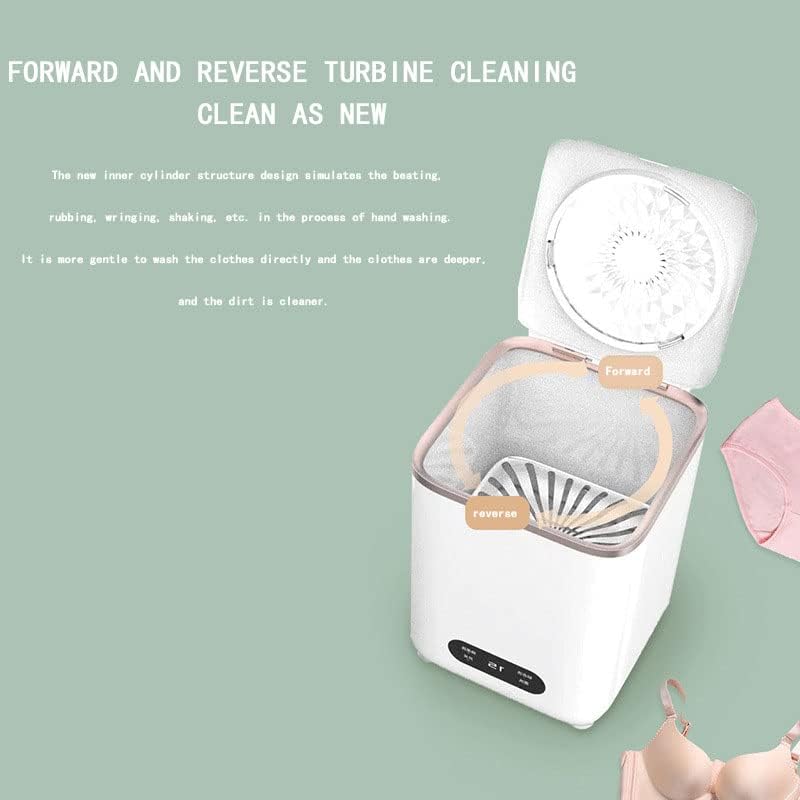 Miniatura 3 de Lavadora portátil, 4.5L Lavadora pequeña del hogar de gran capacidad, 10W Dormitory Lazy Socks, Lavadora de ropa interior