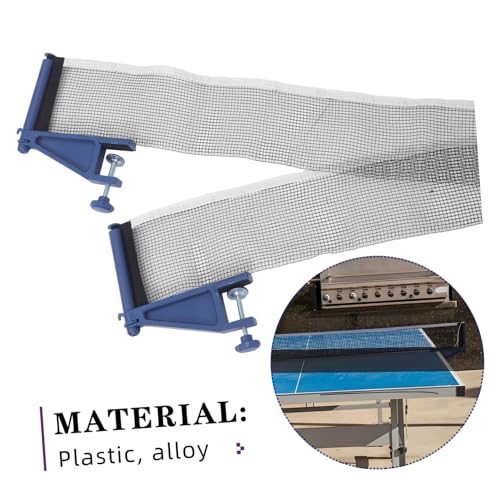 Filet de ping-pong rétractable avec pinces poteaux ifundom - 3