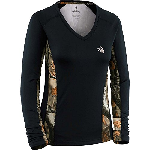 Legendary Whitetails Women's Ambition Performance Long Sleeve T-Shirt Black Small