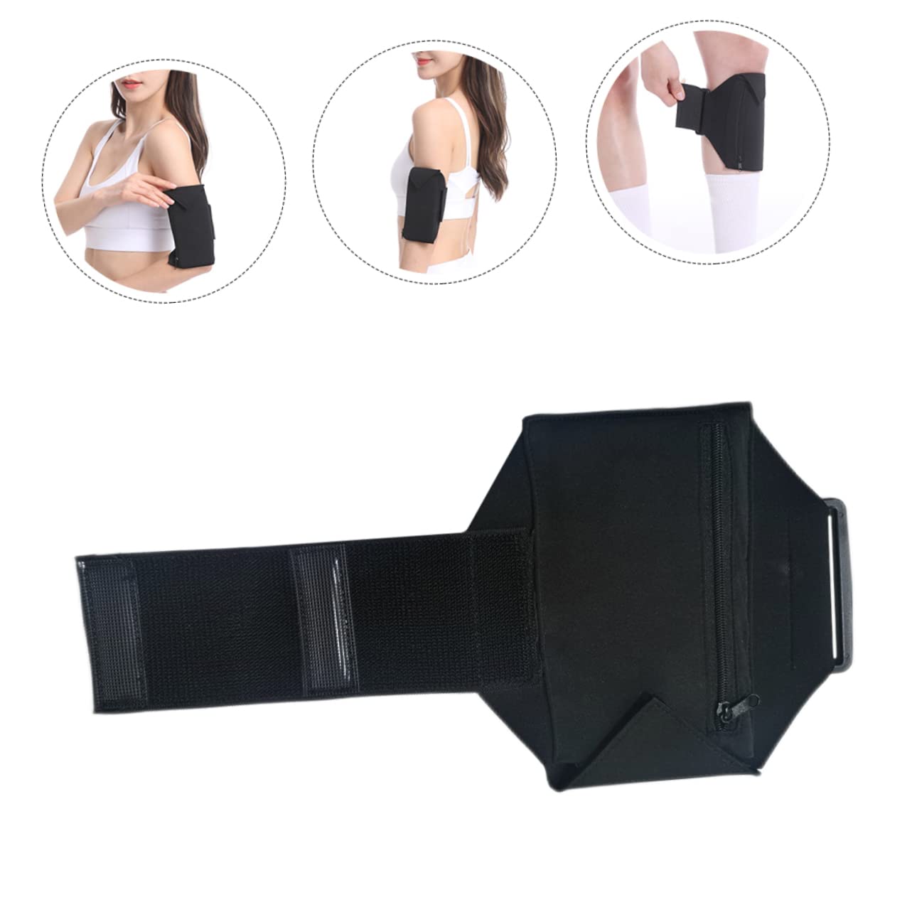 HOMSFOU 5pezzi Braccio Multifunzionale Per Smartphone Running e Attività All Compatibile Cellulari