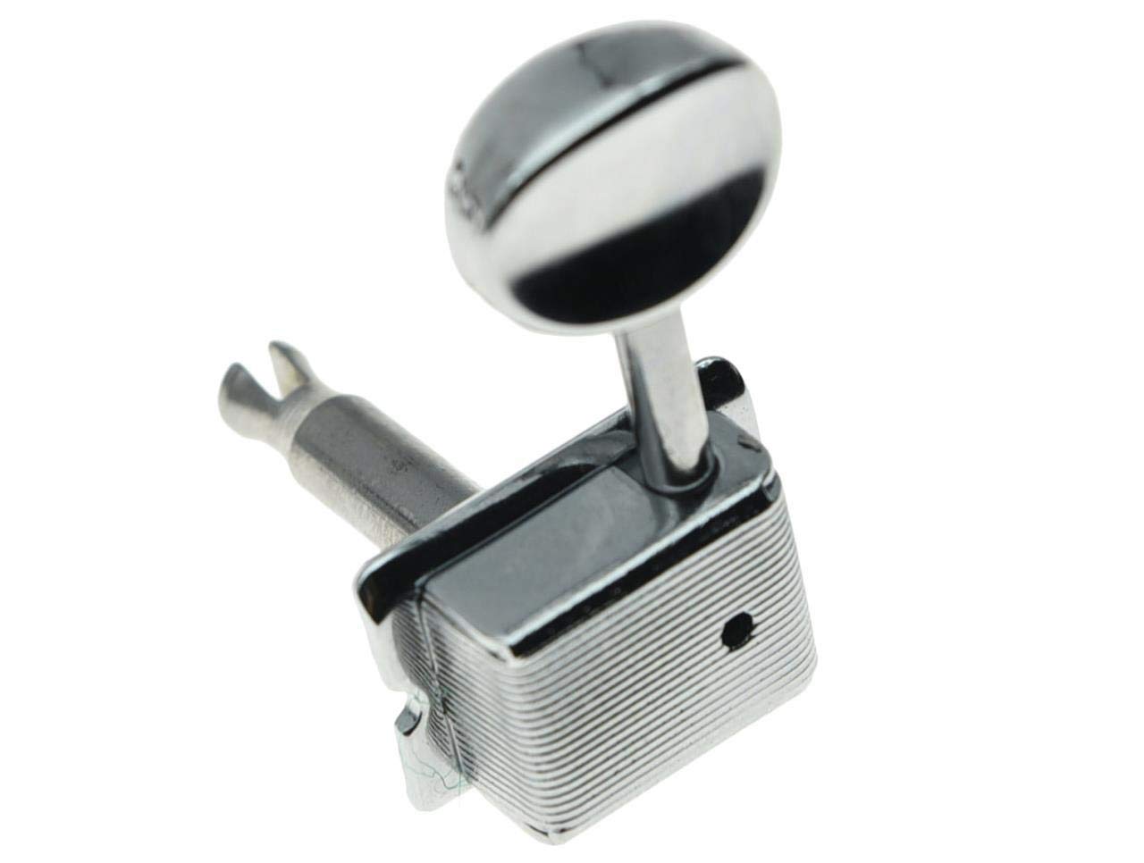 KAISH Chrome Lefty Vintage Guitar Tuning Keys Left Handed Tuners for Strat/Tele Korea Made - Image 3