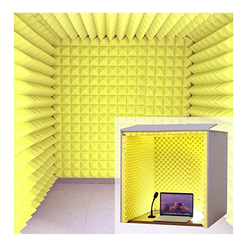 Aislante acústico Ameerr modelo 5223395, espuma acústica 80x80x80 cm, cabina portátil para grabación y reducción de ruido miniatura 1