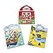 Melissa & Doug 3 Set di Adesivi Morbidi Riutilizzabili - Safari, Fattoria e Pirati