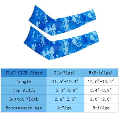 12 Pairs Sports Arm Sleeves for Kids Arm Compression Cover Sport Sun Protection Football Basketball Cooling3