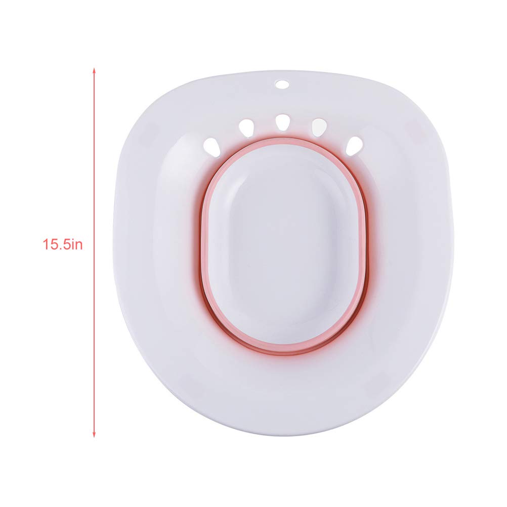 Sitz - Bañera plegable con asiento Sitz para hemorroides y bañera, para heridas posparto, mujeres embarazadas, hemorroides, cuidado perineal, recuperación episiotomía