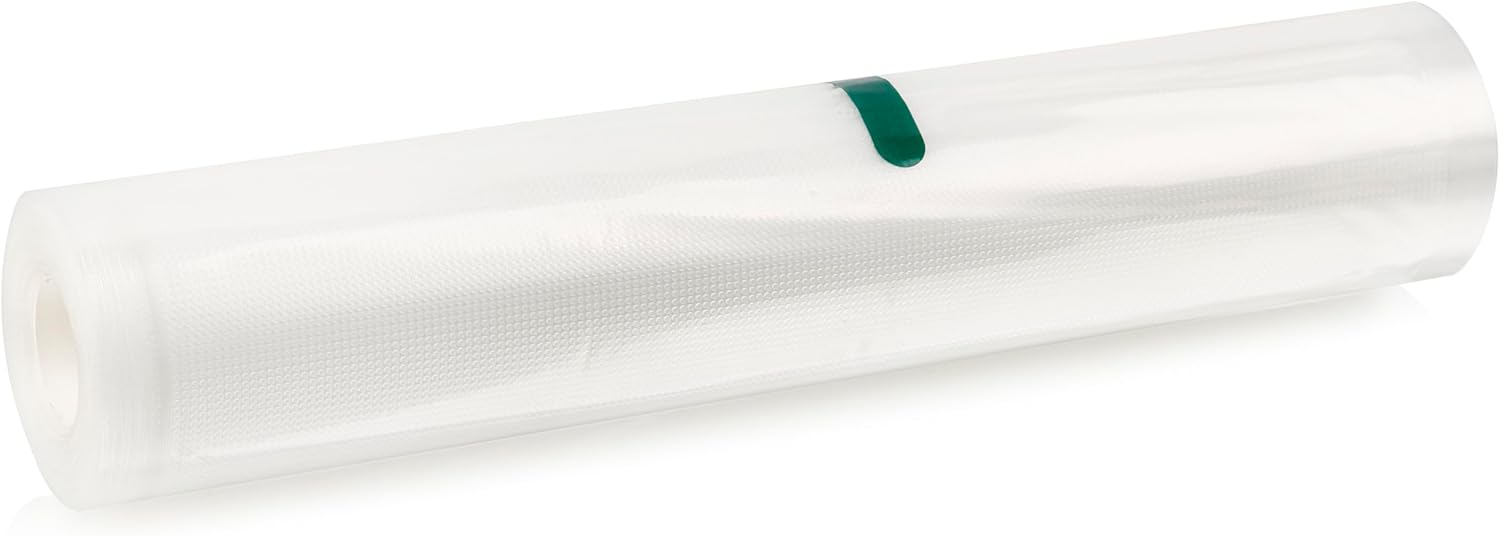 Emerio PART-131445 Professional Foil Rolls | 2 Rolls of 28 x 500 cm | Suitable for Standard Vacuum Sealers | Strong & Tearproof | Aroma Proof | Sous Vide - Microwave - Cooking, BPA-Free Plastic
