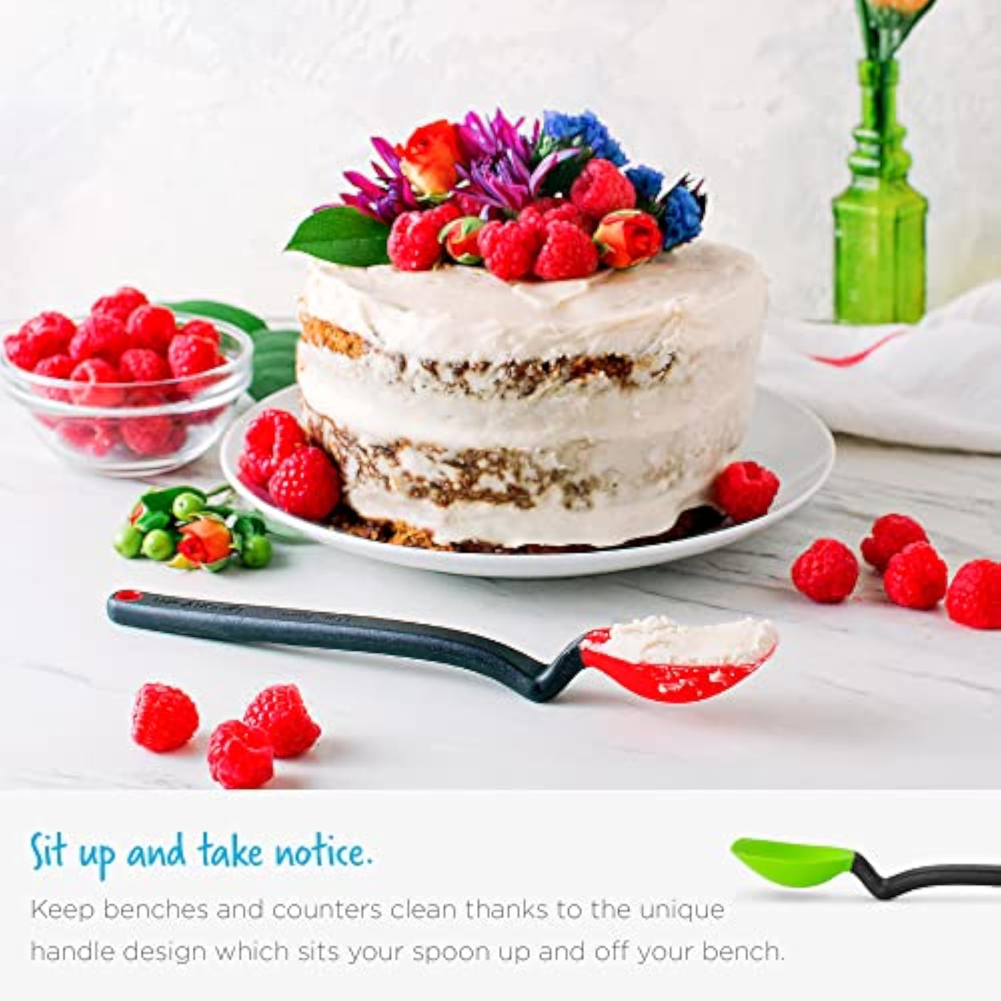 8" Mini Supoon Silicone Scraping Spoon