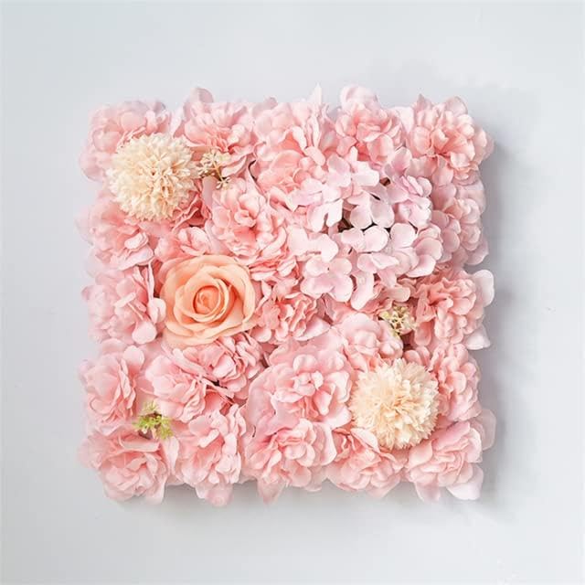 4 szt. 35 cm jedwabna róża kwiaty 3D tło ściana dekoracja ślubna sztuczny kwiat panel ścienny na baby shower wystrój domu tła