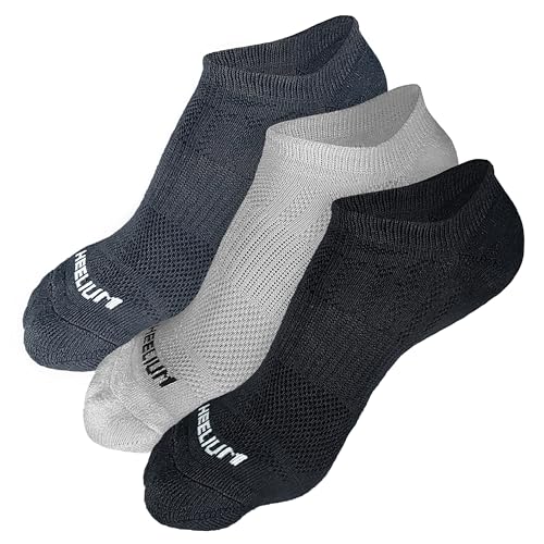 Image of HEELIUM Bamboo Ankle Socks for Men & Women | Ultra-Soft, Odour-Free, Thin & Breathable | 3X Softer than Cotton | Sizes - M (UK 4-8) & L (UK 9-13)