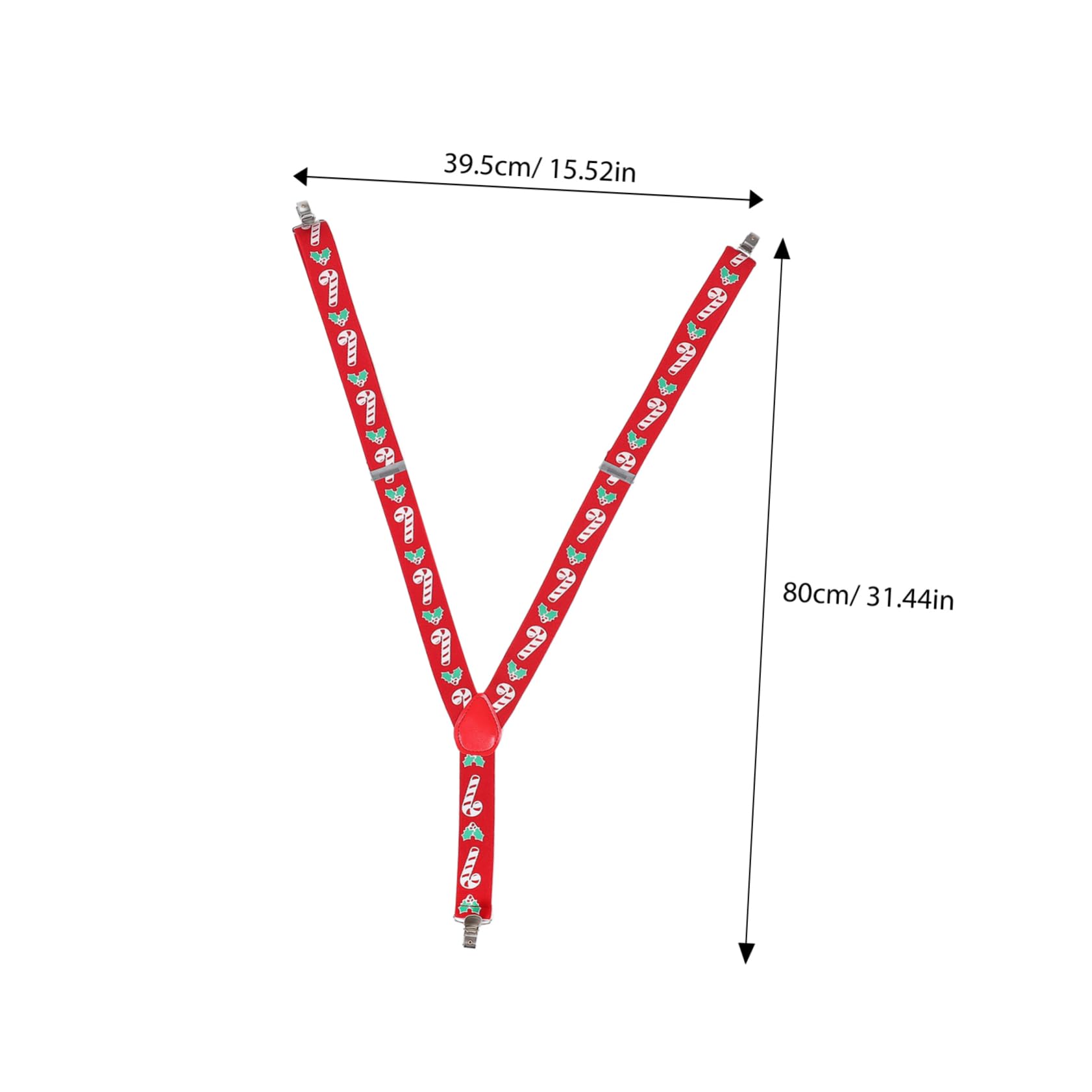 Didiseaon Men's Suspenders Christmas Themed Hidden Suspenders for Holiday Attire Comfortable Fit