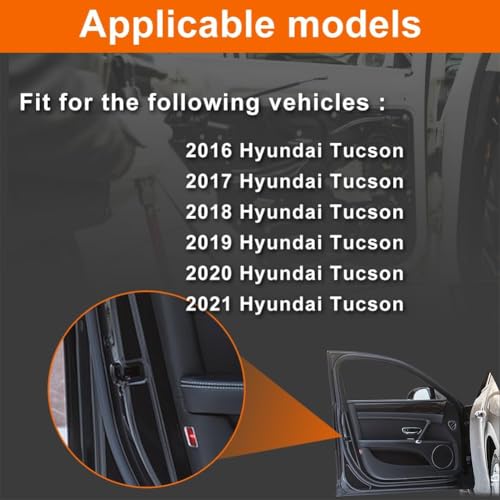 Image of Door Lock Actuator Compatible with 2016-2021 Tucson Rear Passenger Right Side