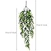 HUAESIN 2pcs Fake Hanging Plants 2.6ft Faux Ivy Vines Plant Plastic Hanging Greenery for Wall Home Decor Patio Farmhouse Indoor Outdoor Decorations (No Basket)