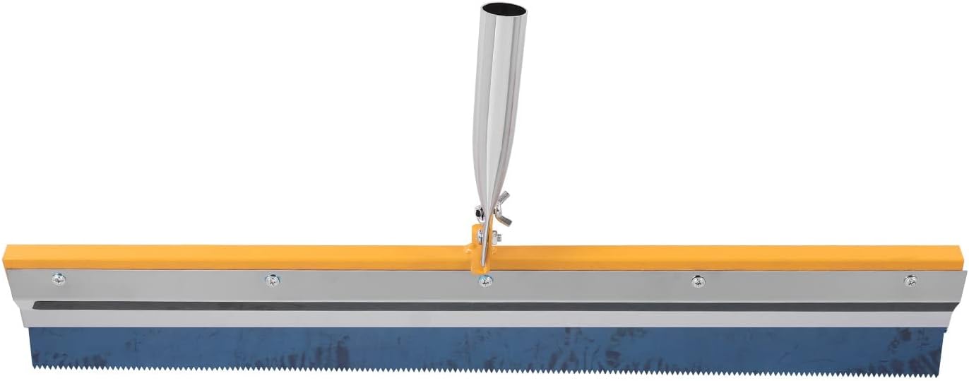 Steel Notched Squeegee Epoxy Cement Coating Leveling Flooring Rake
