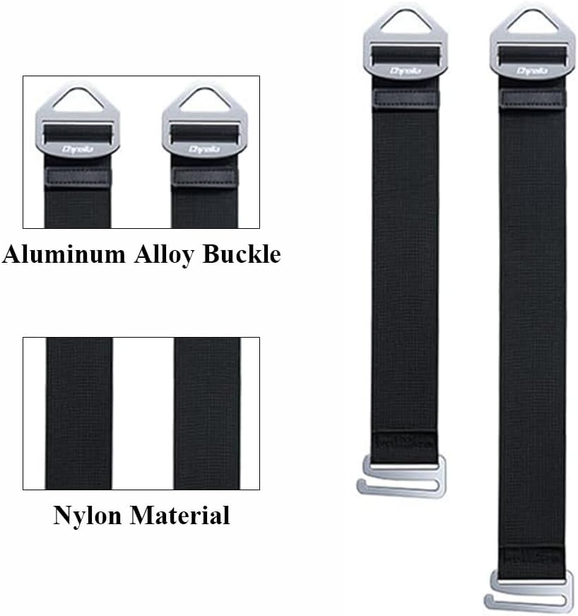 TOP-MAX Pack of 4 Storage Straps, Adjustable Organiser with Gravity Fixation, Robust Cable Holder for Cable, Hose, Rope, Garage, Workshop, 14 18 Inches