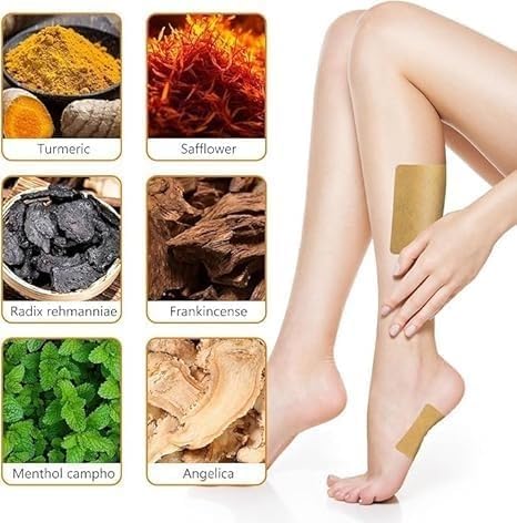 Image of Varicose Veins Patches Skin-Friendly Non-Toxic Improve Varicosity Dredge Vein Relieve Soothe Swelling Pain Instant Relief From Muscular Pain & Joint Pain (12 strip)