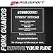 Polisport Fork Guards for Yamaha YZ250F/YZ450F 16-21, YZ125/250 15-21, YZ250FX/YZ450FX 16-21 | Durable Polypropylene, OEM Fit, White, Enduro Fork Protection