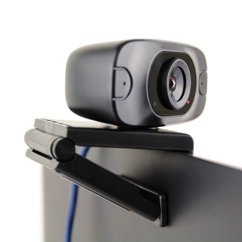 JPL Vision Mini+ USB-A, cámara Web Pro HD de 1080p, con Cubierta de privacidad Interna y Adaptador USB A a C Incluido (Ideal para Trabajadores remotos en casa, Trabajadores de Oficina, Estudiantes,