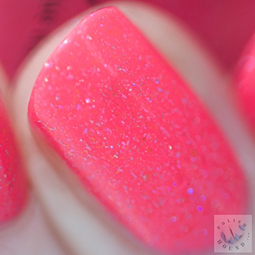 Image of ILNP Summer Crush - Vibrant Pink Neon Holographic Nail Polish
