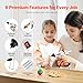 VEVOR Hot Glue Gun, 60/100W Dual Power, Mini Hot Glue Gun with 20 Premium Glue Sticks and Oxford Cloth Bag, Fast Preheating & High Temp Melt Glue Gun for Crafts, Arts, DIY, Quick Home Repairs, White