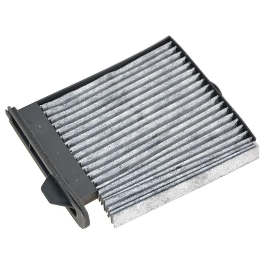 Filtr Powietrza Kabinowego dla Nissan Tiida 2008, 24,2x18,4x3,5cm 2 szt. Filtr powietrza samochodowego Filtr kabinowy 16546-ED500/27891-ED50A-A129