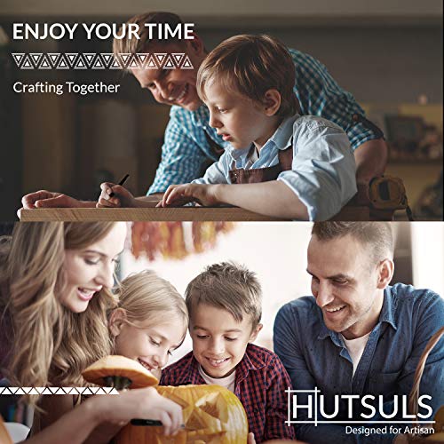 image for Hutsuls Wood Carving Tools Set - Easy to Use 12 pcs Mini Wood Chisel B