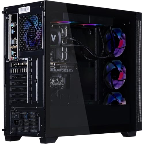 Image of Velztorm Pilum Gaming Desktop PC (AMD Ryzen 7 5700X, GeForce RTX 5060, 16GB DDR4, 1TB PCIe SSD, 120mm AIO, 750W PSU, RJ-45, 1 Display Port, HDMI, Win 11 Home)