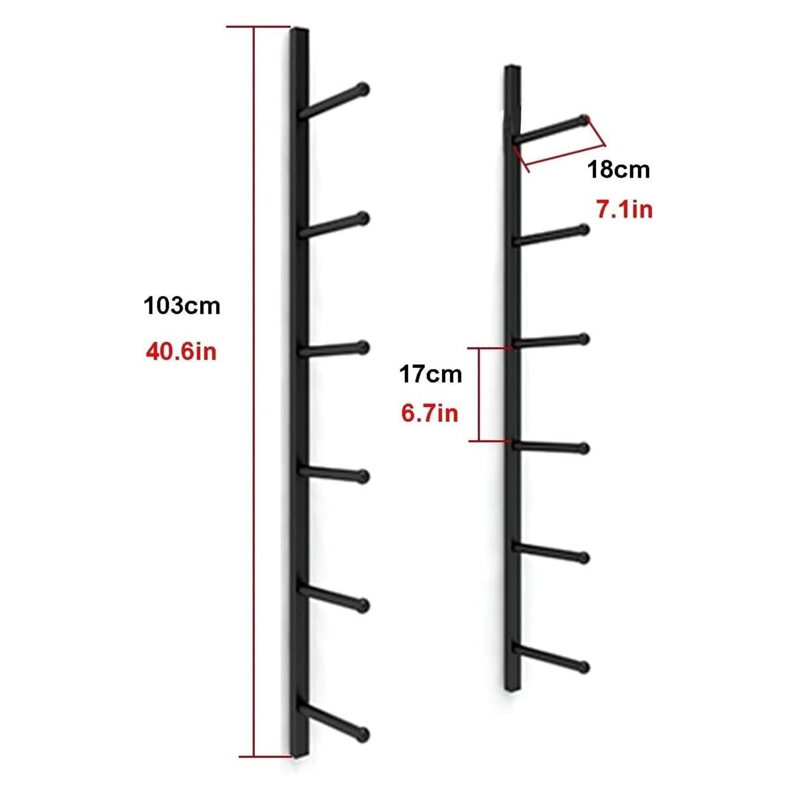 Soporte de pared para esterilla de yoga, estante de almacenamiento de equipo de entrenamiento, organizador de rodillos de espuma de metal, estante de montaje en pared para gimnasio en casa y uso
