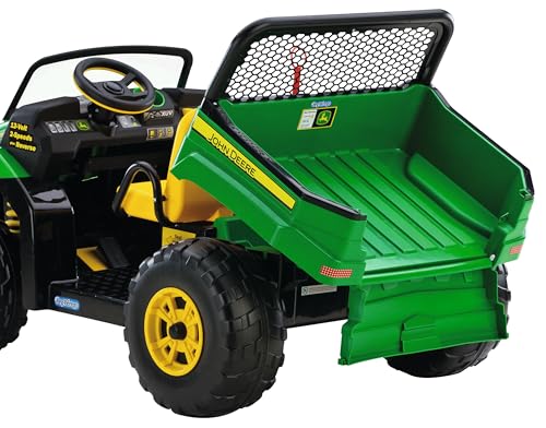 Peg Perego John Deere Gator XUV Extra-Large 12 Volt Ride-on, Durable Design for Kids 3-8, Green