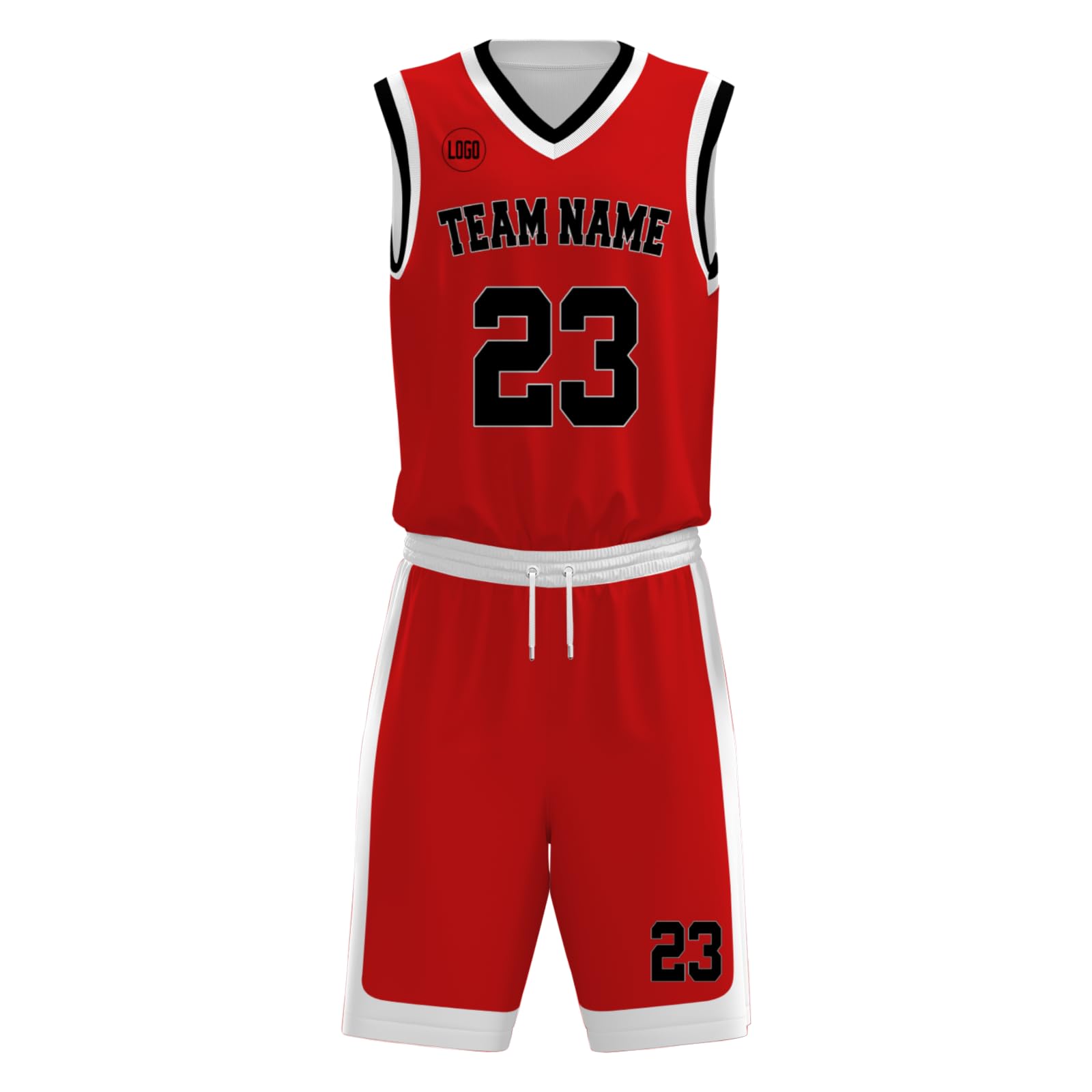 Custom Basketball Jersey Printed Basketball Suit Personalized Basketball Shorts Breathable Sportswear for Men Women