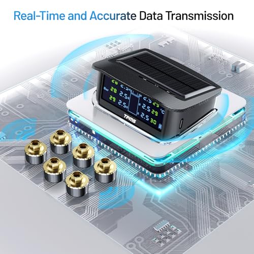 This-Hill-Tire-Pressure-Monitoring-System-Wireless-TPMS-Tire-Pressure-Monitor-System0-8-Bar-with-Solar-Charger-RV-TPMS-with-6-sensors-5-Alarm-Modes-LCD-Display-Auto-Sleep-ModeEasy-to-Install