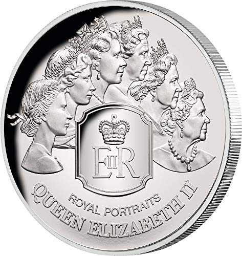 Power Coin Royal Portraits Reina Queen Elizabeth II 1 Oz Moneda Plata 5$ Tokelau 2020