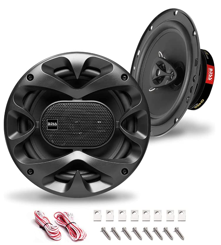 KIT Set pour Boss Audio Systems CH6530B 2 Haut-parleurs coaxiaux 3 Voies 16,5 cm 6,5