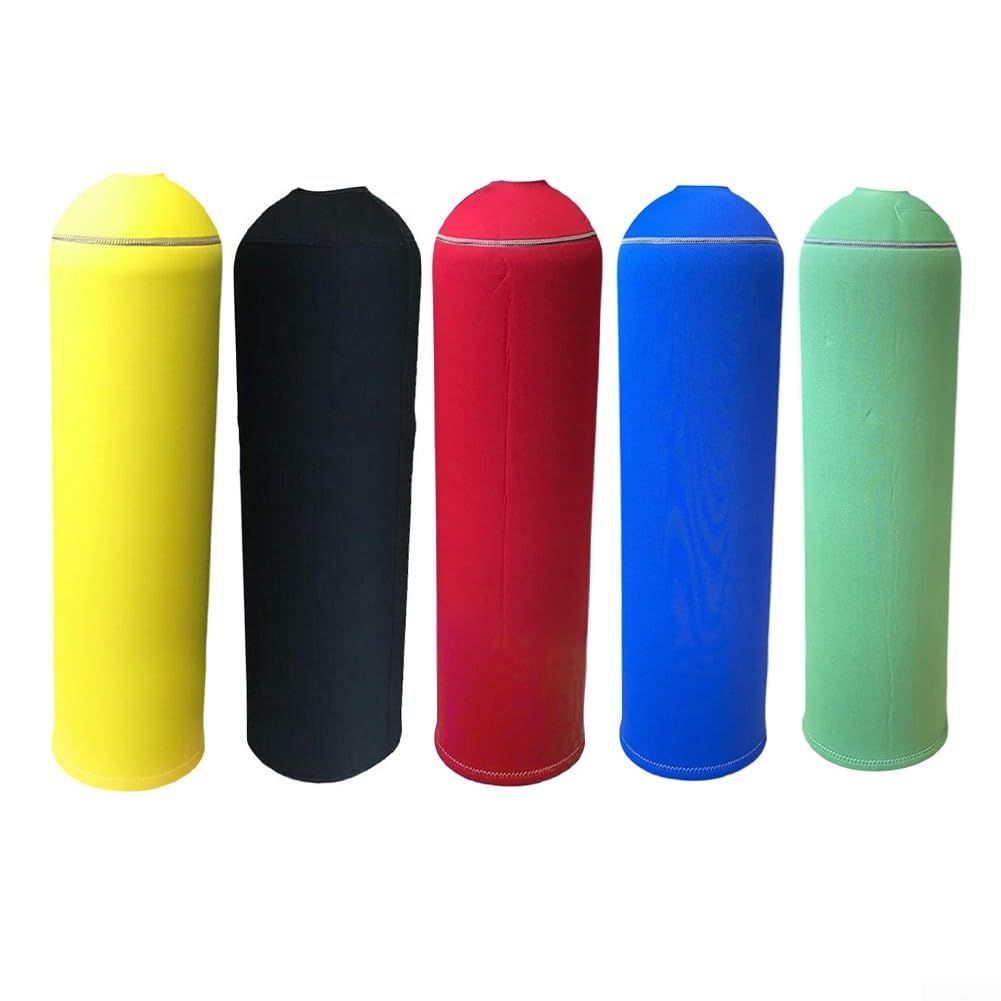 Custodia protettiva in neoprene per bombola da 12 l, morbida e flessibile, previene graffi e scivolamenti, adatta per cilindri da 18 cm di diametro e 70 cm di altezza (blu)